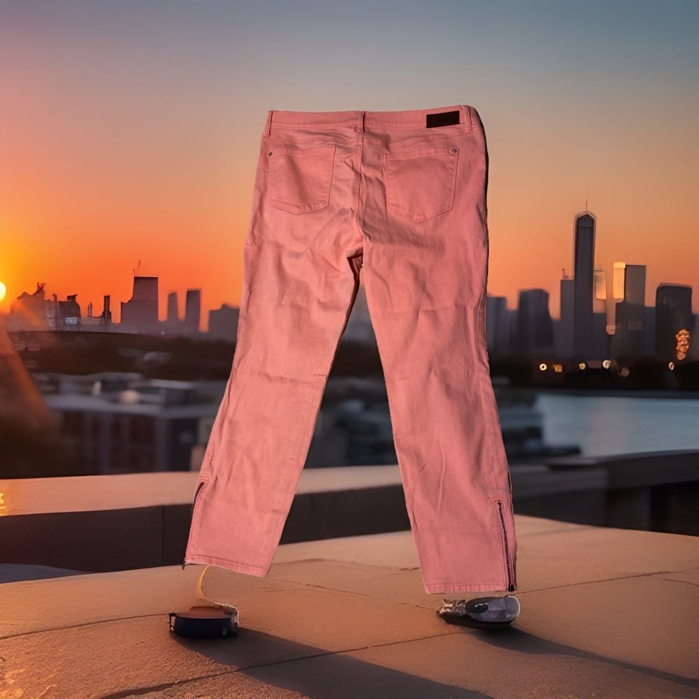 DKNY Womens‎ Size 29 Coral City Skinny Jeans Ankle Zipper